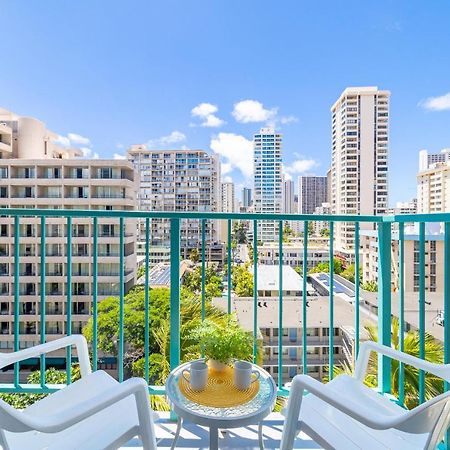 Cozy Waikiki Studio At Aqua Aloha Surf Honolulu Bagian luar foto