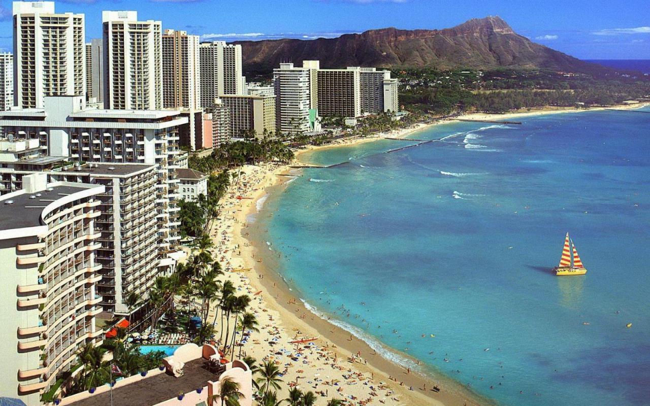 Cozy Waikiki Studio At Aqua Aloha Surf Honolulu Bagian luar foto