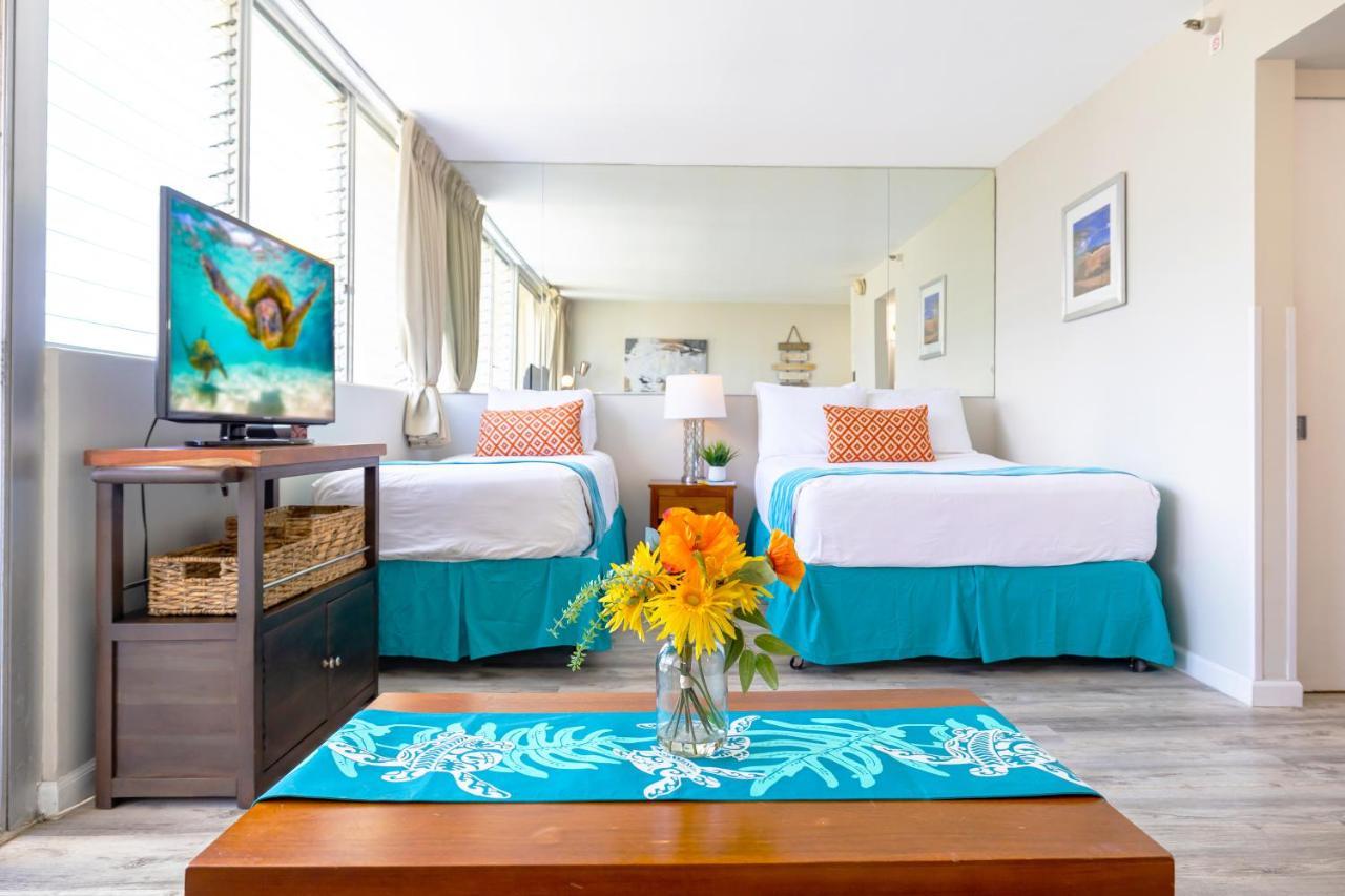 Cozy Waikiki Studio At Aqua Aloha Surf Honolulu Bagian luar foto