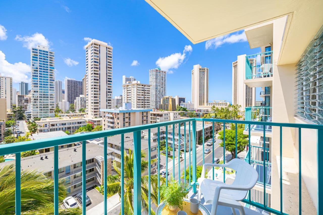 Cozy Waikiki Studio At Aqua Aloha Surf Honolulu Bagian luar foto